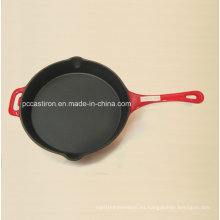 LFGB Ce calificado hierro fundido Frypan Precio China fábrica Dia 26 cm